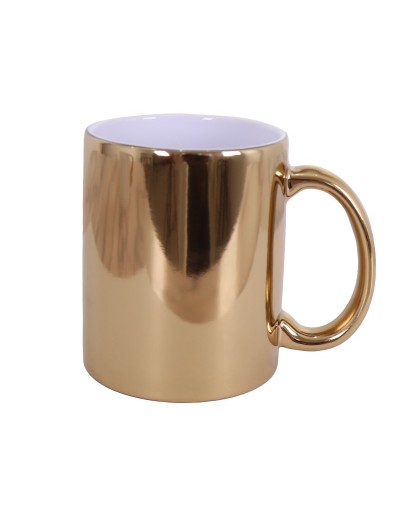 Mug dorado/plateado metalizado