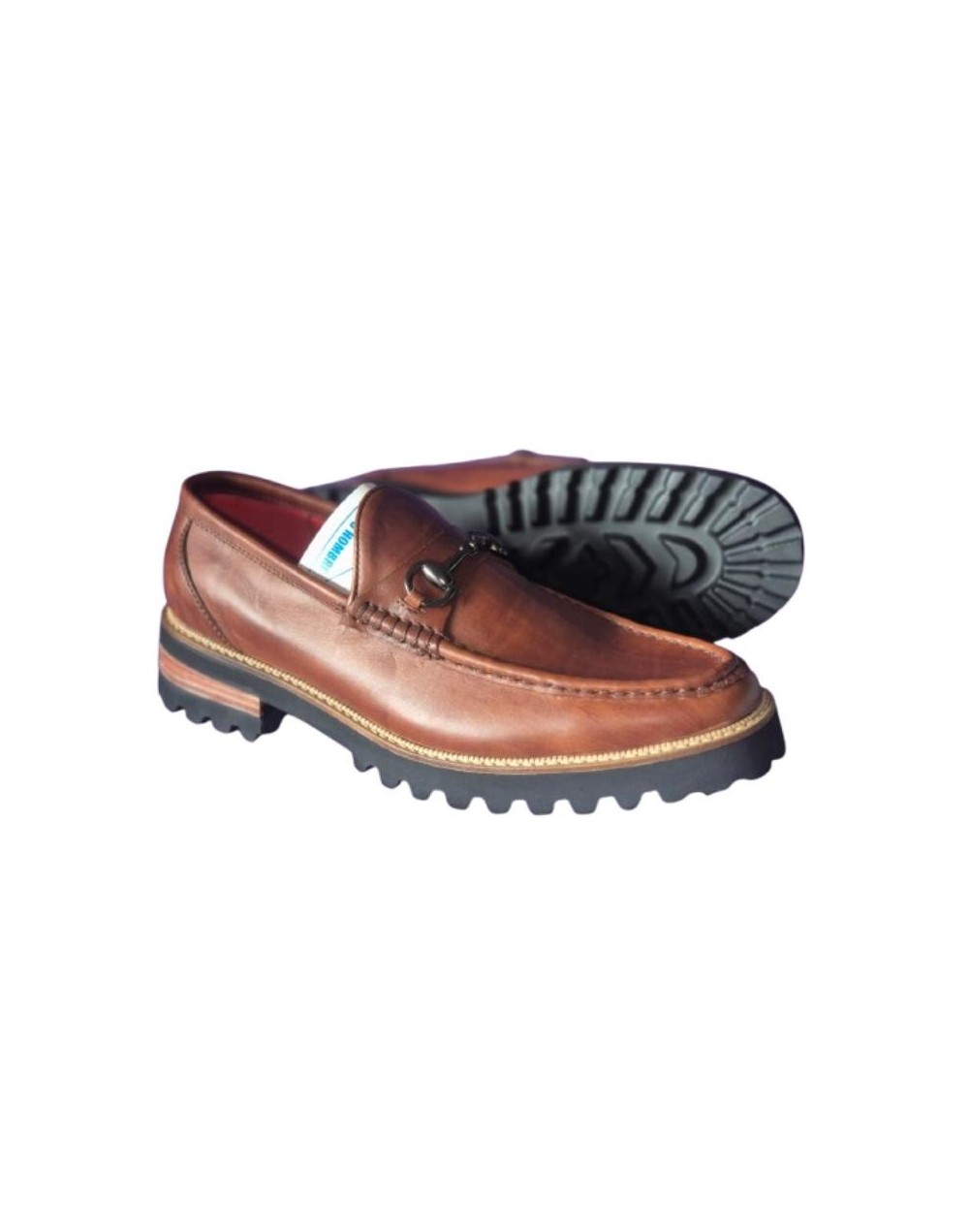 Mocasines en cuero para caballero