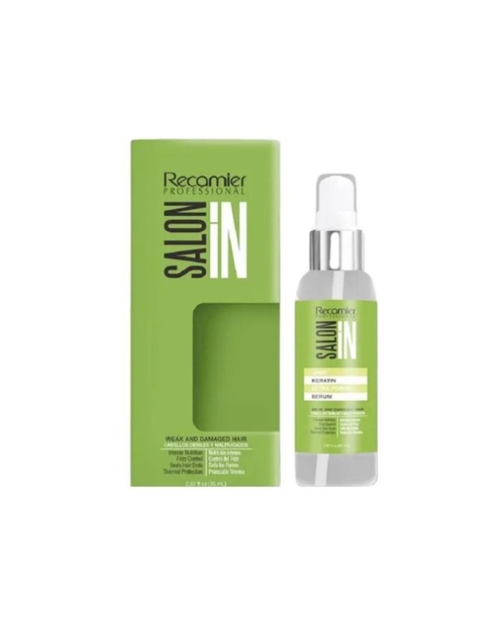 RECAMIER SALON IN WEAK AND DAMAGED HAIR SERUM CABELLOS DEBILES Y MALTRATADOS 85ML