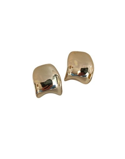 Aretes Rodadero Dorados en Rodio