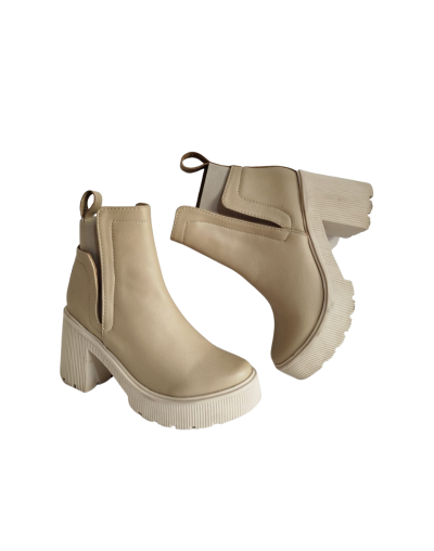 Botines Beige Jupiter