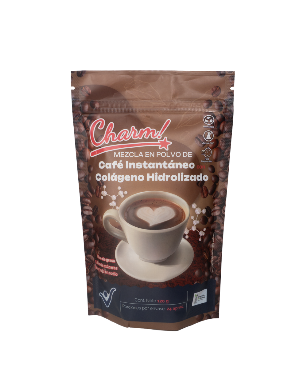 COLÁGENO HIDROLIZADO CON CAFÉ INSTÁNTANEO 120 g