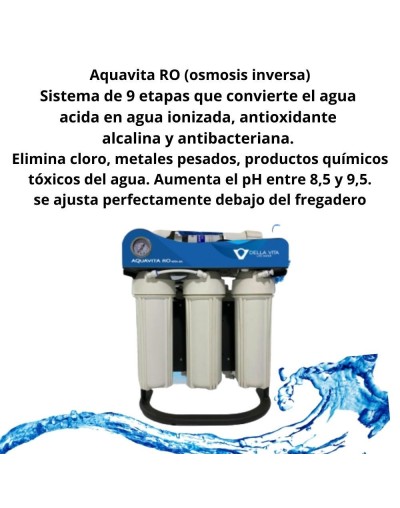 Purificador Nueve Etapas De Agua Aquavita Ro Della Vita