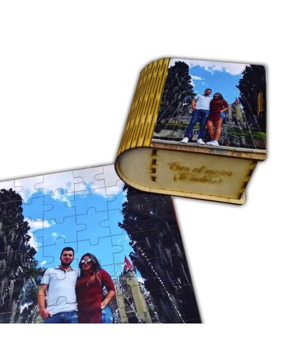 Rompecabezas personalizado 50 piezas caja de lujo tipo libro