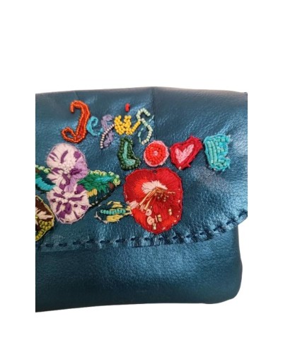 Bolso azul Jesús love