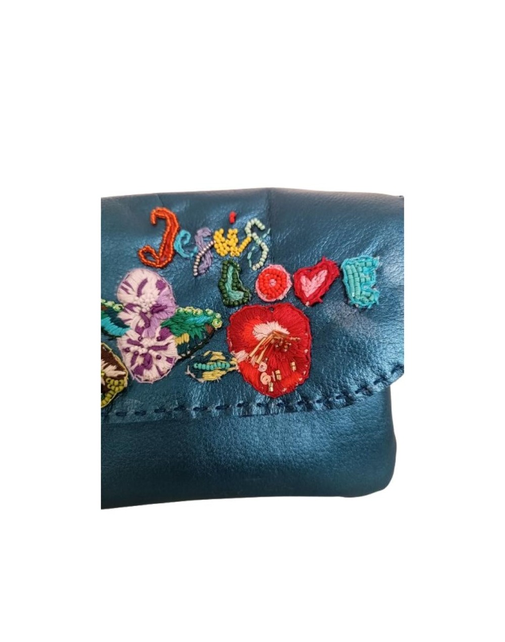 Bolso azul Jesús love