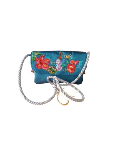 Bolso azul Jesús love