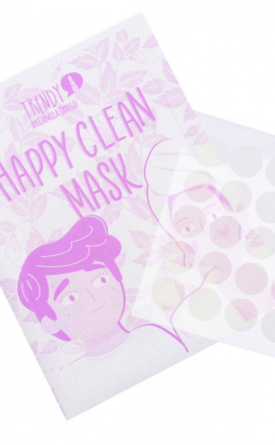 Sobre mascarilla stickers para acne happy clean 20 stickers