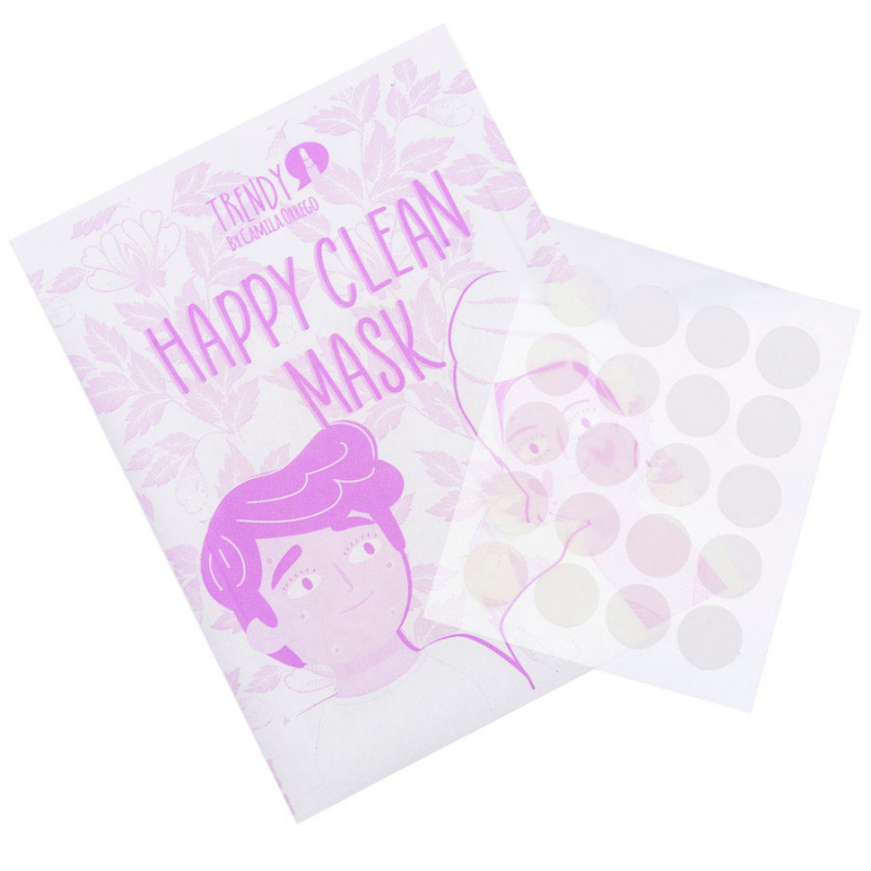 Sobre mascarilla stickers para acne happy clean 20 stickers