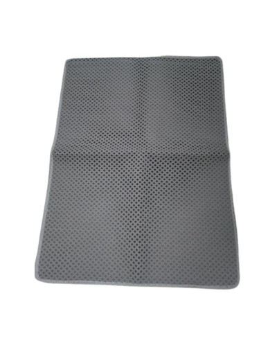 Alfombrilla Extragrande para Arena de Gatos 60x80 cm – Gris