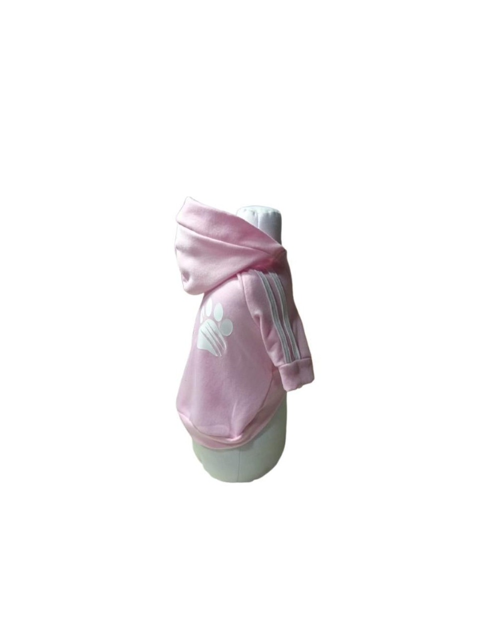 Buso rosado con huellita – Abrigo cómodo y tierno para tu peludota