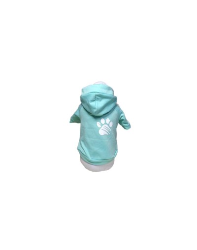 Buso para perroverde menta  con huellita – Elegante, cálido y adorable