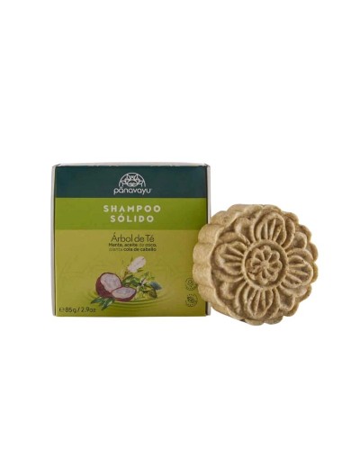 Shampoo Sólido Anticaspa y/o Cabello Graso Menta y Árbol de Té - Panavayú