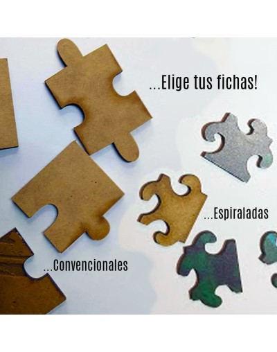 Rompecabezas personalizado 100 piezas caja de lujo tipo libro