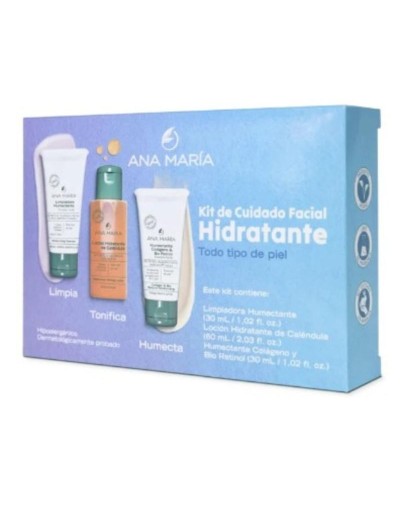 ANA MARIA KIT DE CUIDADO FACIAL HIDRATANTE TODO TIPO DE PIEL