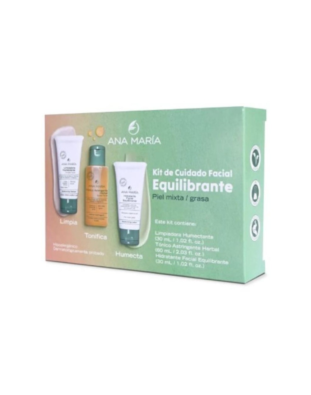 ANA MARIA KIT CUIDADO FACIAL EQUILIBRANTE PIEL MIXTA GRASA