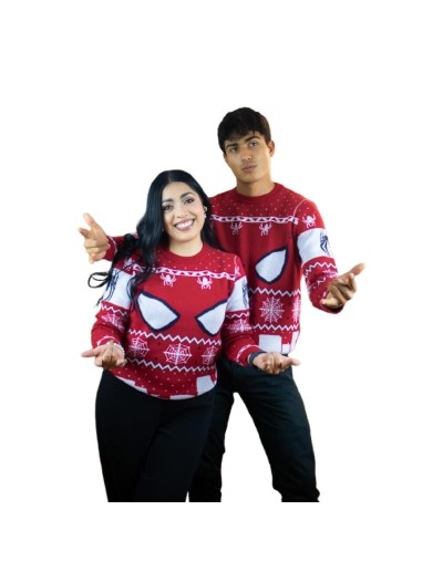 Sweater spiderman antifaz