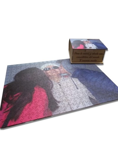 Rompecabezas personalizado 300 piezas caja de lujo tipo libro