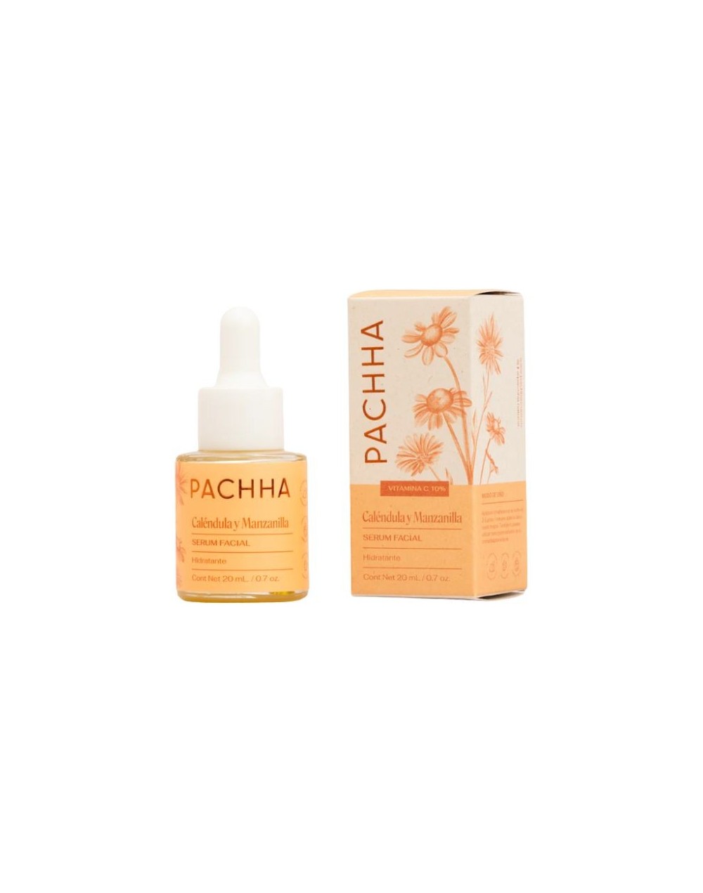Sérum hidratante caléndula y manzanilla - Pachha