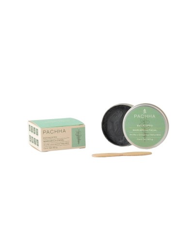 Mascarilla facial de eucalipto y carbón - Pachha