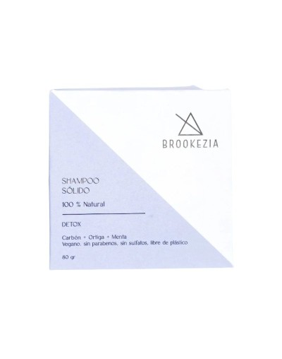 Shampoo Sólido Cabello Graso (Detox) - Brookezia