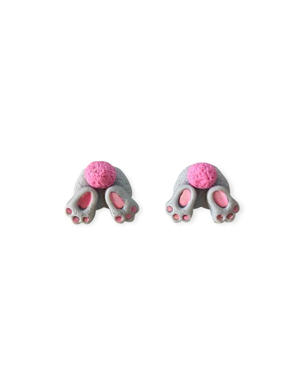 Aretes MI DOLÇA - Topitos colita de conejo