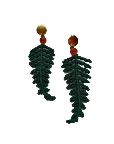 Aretes helecho