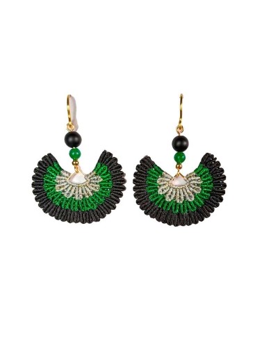 Aretes abanico