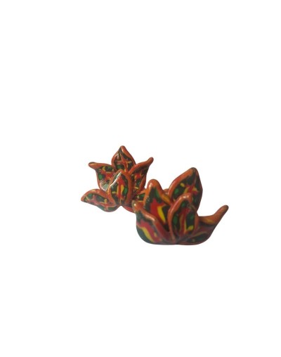 Topitos: Hojas Color Naranja