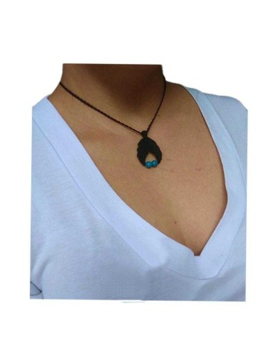 Collar gota de piedra