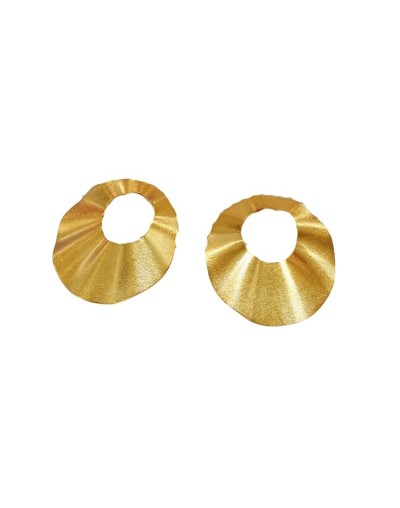 Aretes Babero Grande dorados