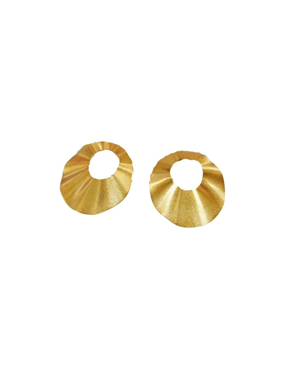Aretes Babero Grande dorados