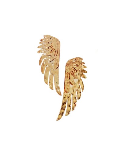 Aretes Alas Medianas Bronce