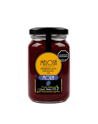 Mermelada Melosa Gourmet Artesanal Premium de Mora