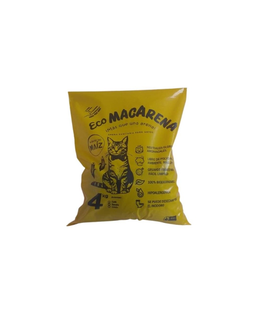 EcoMacArena de Maíz 4 kg - Limón