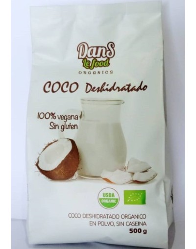 Leche de Coco  orgánica en Polvo  500 gramos