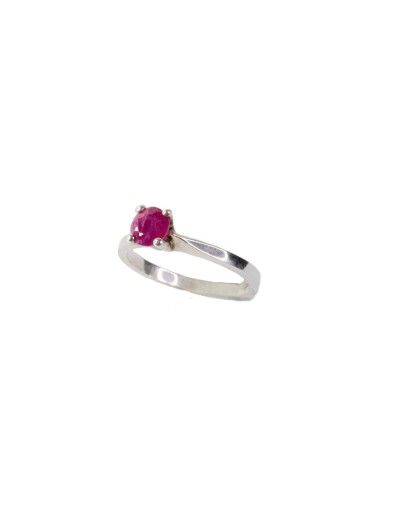 Anillo Raíz Espiritual – Rubí Redondo
