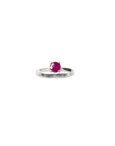Anillo Raíz Espiritual – Rubí Redondo