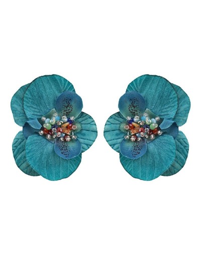 Aretes Orquídea Agua M