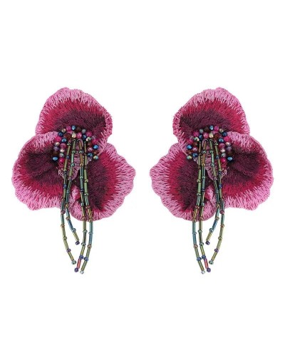 Aretes Cattleya Magenta