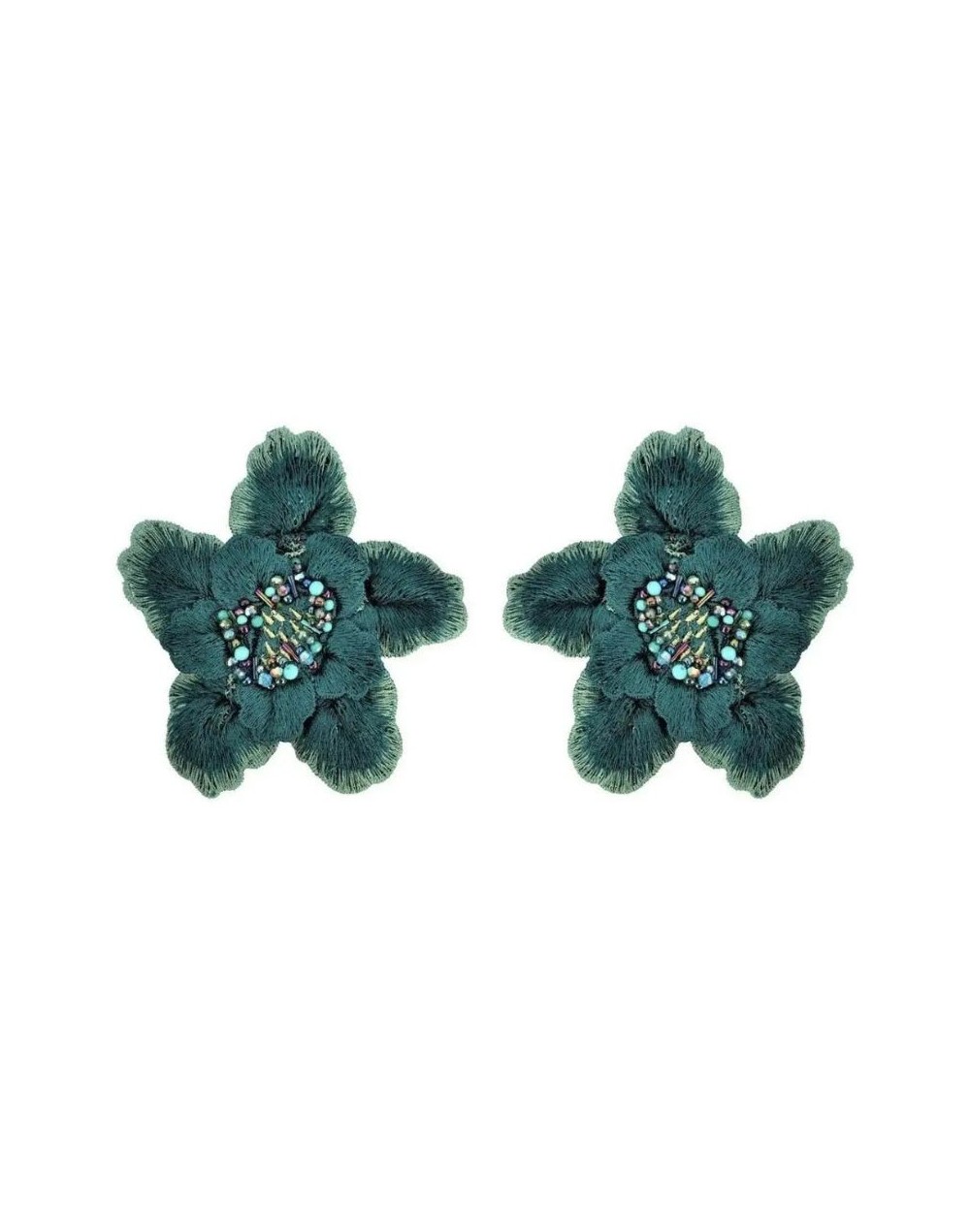 Aretes Jardín Verde 