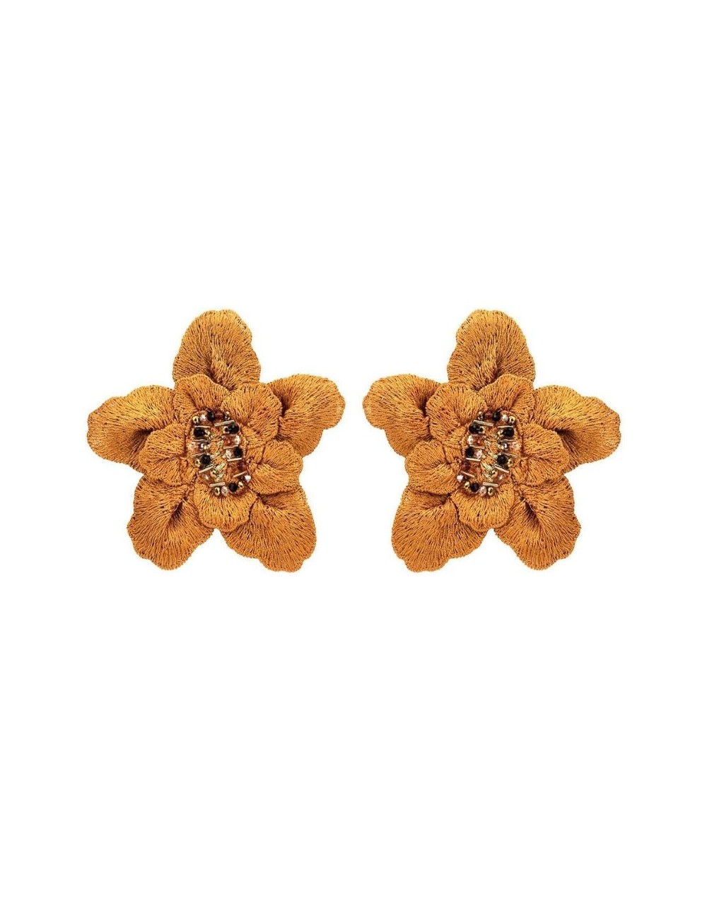 Aretes Jardín Mostaza
