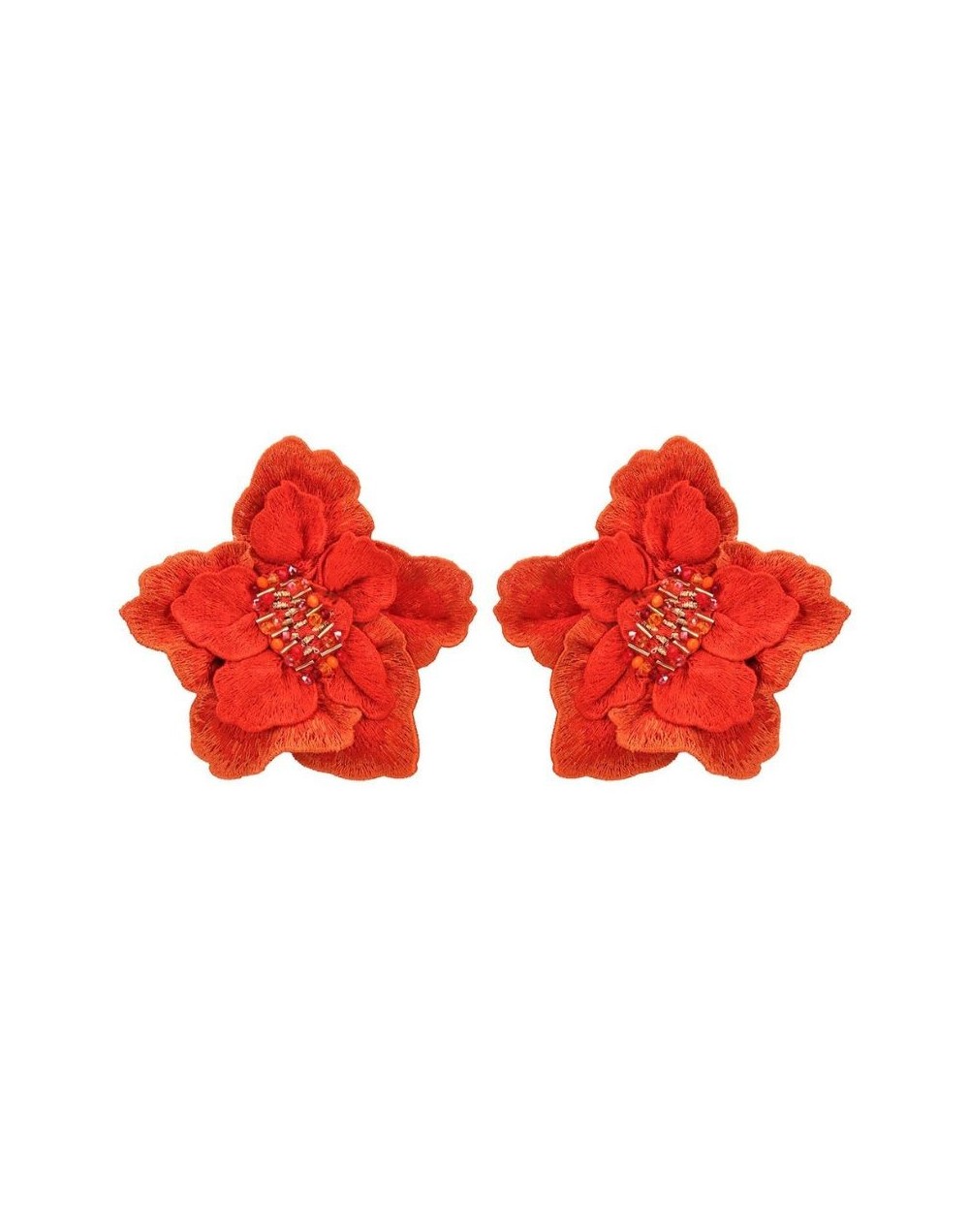 	Aretes Jardín Naranja