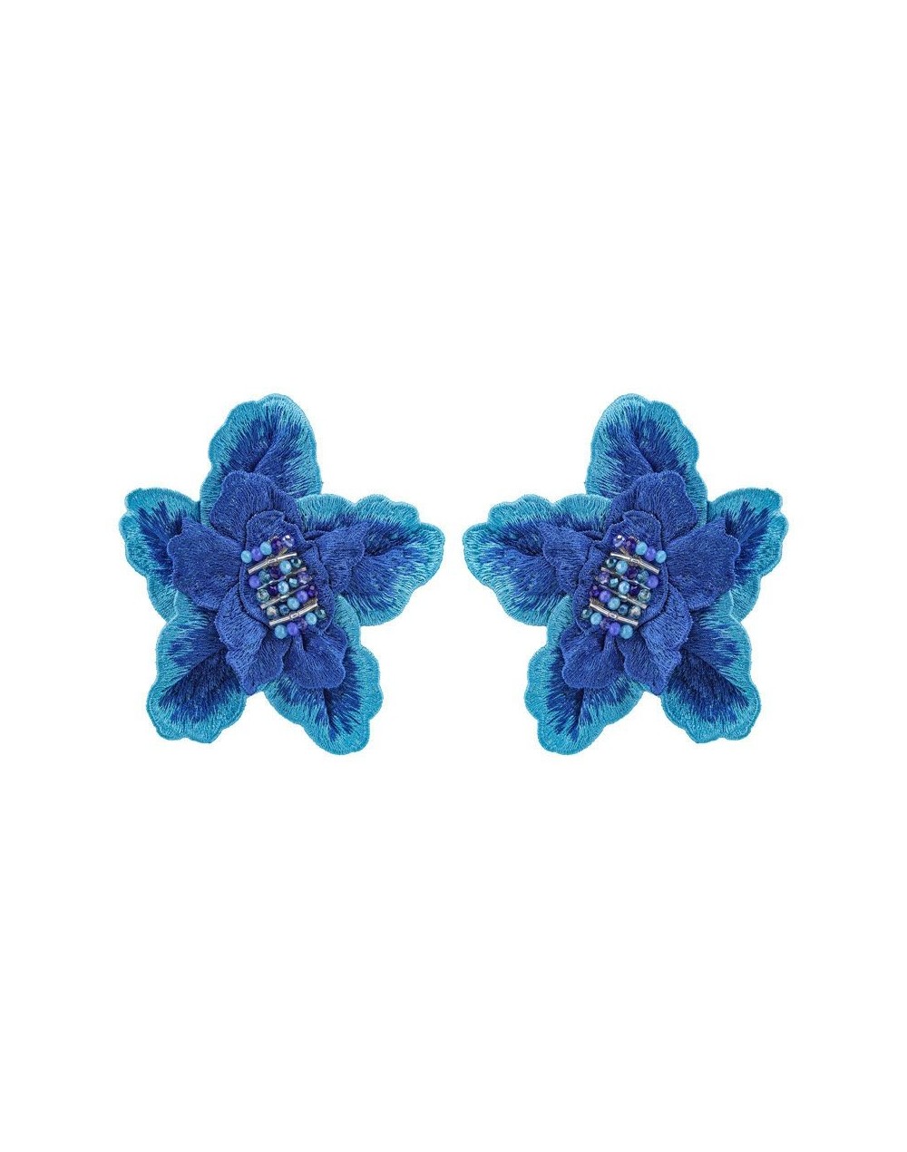 Aretes Jardín Azul