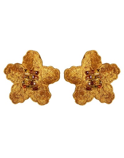 Aretes Mini Jardín Mostaza