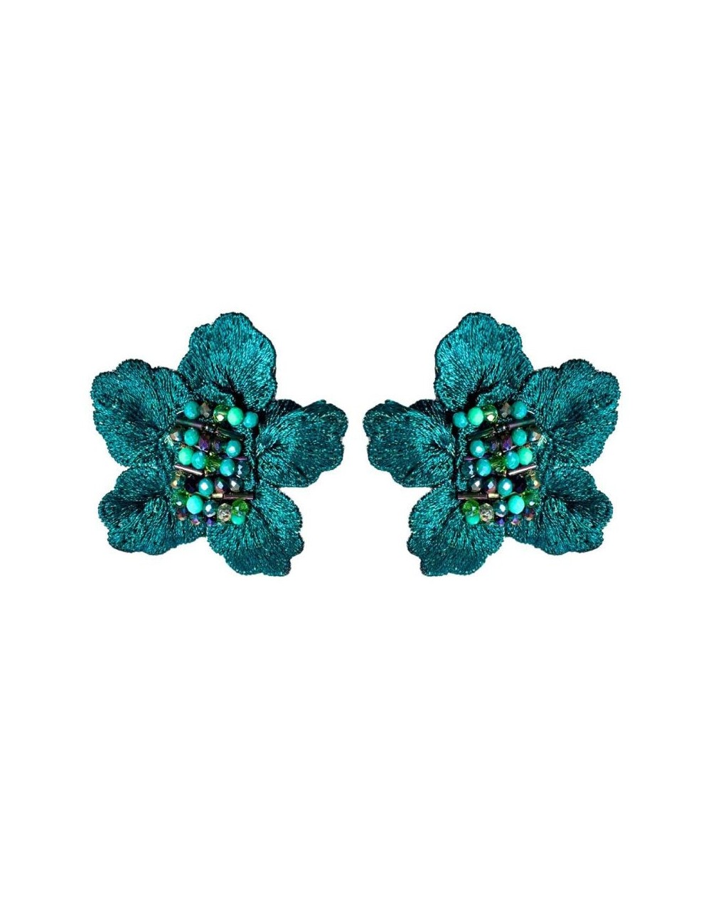 Aretes Mini Jardín Verde