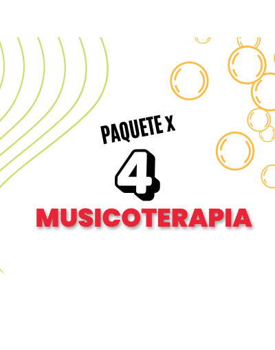 Paquete 4 sesiones de Musicoterapia