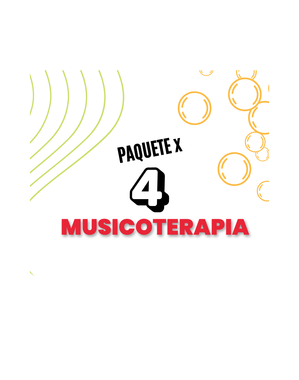 Paquete de Musicoterapia x4 en Bogota Colombia por Aguanta la Música