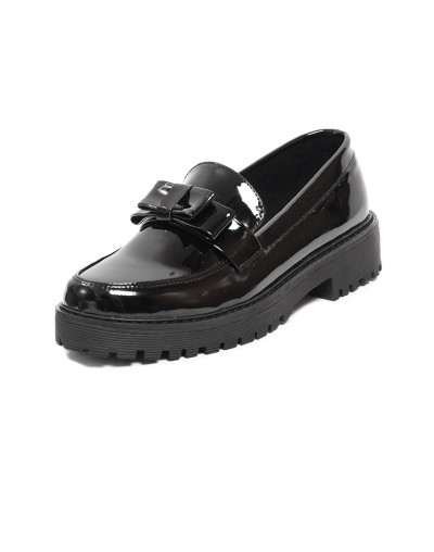 Mocasines Negros Ballerinas Lineth