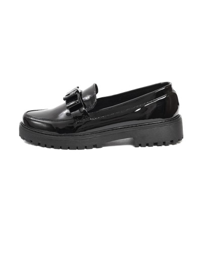 Mocasines Negros Ballerinas Lineth